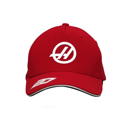 Casquette de baseball Haas F1 Kevin Magnussen rouge pour vibrer au Grand Prix de Monaco