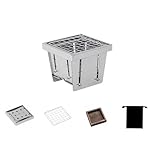 Ljmyy Teleskop-Edelstahl-Holzkohlegrills, zusammenklappbar, für...