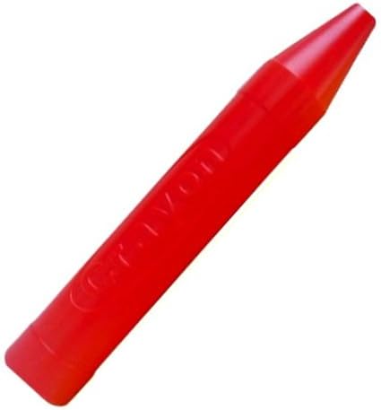 Single Red Jumbo Plastic Crayon Piggy Bank (20") - 1/pack