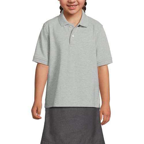 Image of Lands' End School Uniform Kids Short Sleeve Mesh Polo Shirt