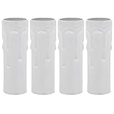 BESTonZON 4 Pièces Manchon De Lampe Bougies Pour Douille De Bougie Couvercle Douille D'Am...