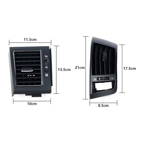 Rejillas de ventilación centrales de aire acondicionado para salpicadero de Land Cruiser LC200 2