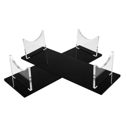 Kisangel Sword Holder Rack Acrylic Display Stand Elegant Decorative Sword Rack for Display and Storage