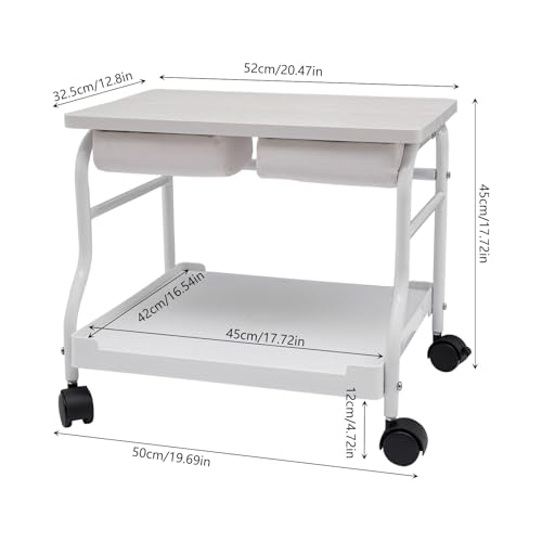 Carrito de pedicure con ruedas, spa portátil para pies miniatura 2