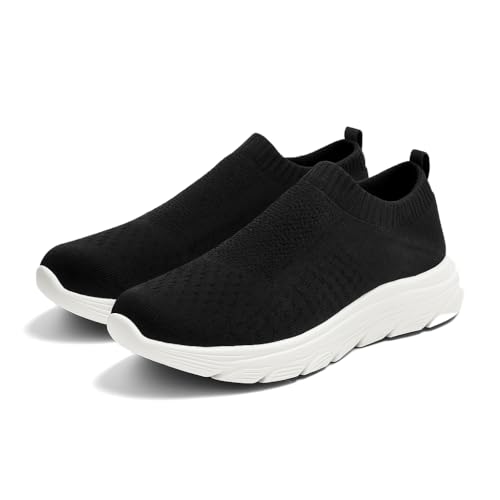 Kraasa PACE Men's Black Walking Shoes - Image 2