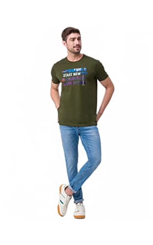 Image of Spykar Men's Kano Slim Fit Mid-Rise Jeans (Ankle Length)