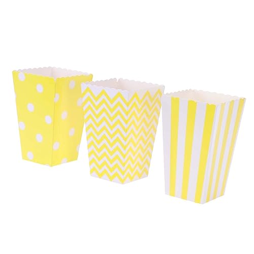 SOLUSTRE Popcorn Party Decorations Snack Container Chicken Cartons Food Paper Container Great for French Fries Storage