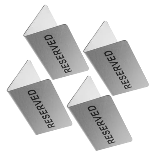 Panneaux réservés de table lot de 4 pour l'organisation de vos réceptions