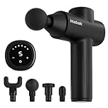 Mebak 7 Massage Gun, Massage Gun Deep Tissue for Pain Relief, 5 Speeds Percussion Massager Gun for Shoulder Back Body, Hanheld Muscle Massager for Home, Office & Gym