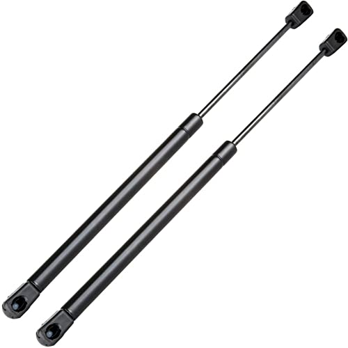 TFOPDNB 2X Rear Truck Lift Supports Fits 08941 15.71 125N Camper Top Topper Window (Black Steel Product)