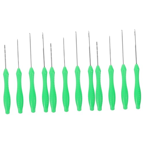 GALPADA 12pcs Lure Needle Hook for Fishing Baiting Tools for Carp Fishing Soft Lure Bait Needle Kit Convenient Accessory for All Skill Levels