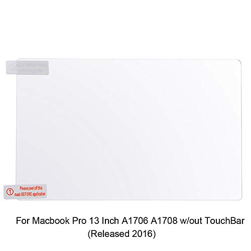 (2 Pack) Clear Anti-Scratch Trackpad Touchpad Touch Panel Protector Cover Skin For Newest Macbook Pro 15 Inch A1707 A1990 Touch Bar And Touch Id Version (Released 2016/2017/2018) #TOP5