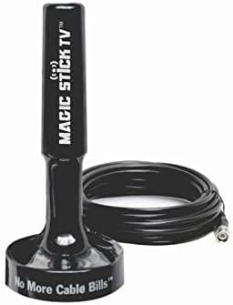 MS-50 Model, Signal Booster Antenna for Digital HDTV 1080P HD Channels, 16.5ft Cable, Black