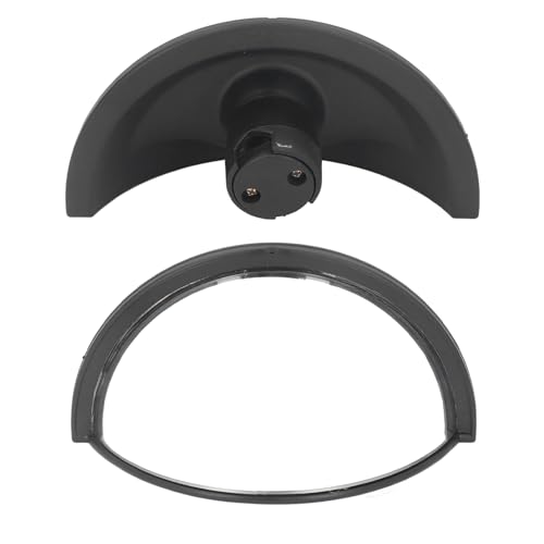 Leapiture Specchietto retrovisore per carrello elevatore Specchio grandangolare per punto cieco Specchio semicircolare convesso regolabile per la maggior parte dei carrelli