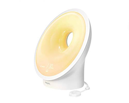 Image of Philips SmartSleep Connected Sleep and Wake-Up Light, Personalized Sunrise and Sunset, SleepMapper App Enabled, Sleep Environment Tracking, HF3670 /60