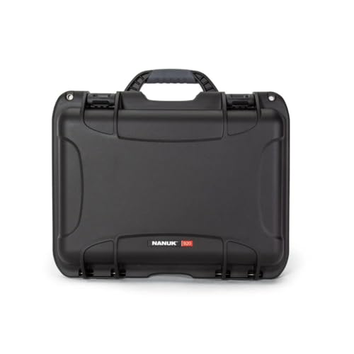 Nanuk 920 Waterproof Hard Case with Foam – Impact-Resistant with Integrated Slide Locks for Camera, Drone and Electronics (Black)