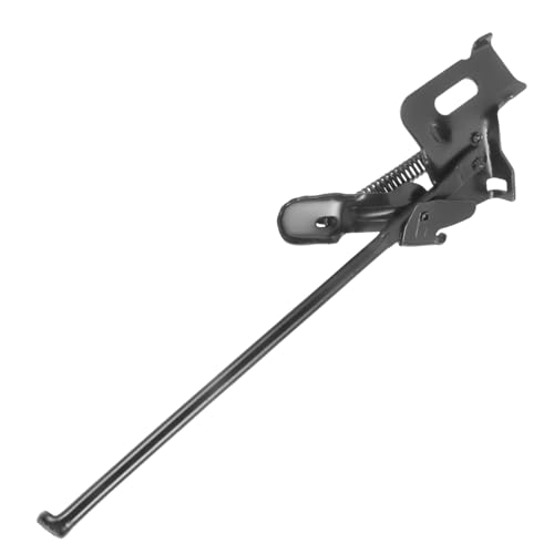 Soporte de bicicleta de metal carretera kickstand estable POPETPOP negro