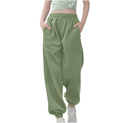 Baggy Sweatpants Girls Joggers Sweat Pants with Pockets Casual Loose Fit Elastic Waist Athletic Track Pants Preppy Clothes
