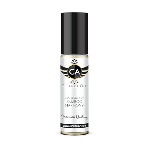 CA Perfume Impression of Bamboo Harmony Unisex Fragrance Oil Citrus Aromatic Scent Long Lasting Perfumes for Women &amp; Men Travel Size TSA Ready Mini Parfum Body Oil Roll-on 0.33 Fl Oz 10ml