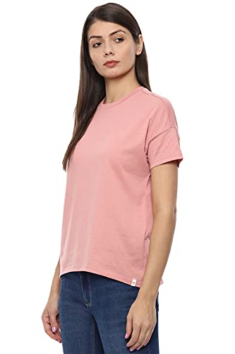 Image of Van Heusen Women's Solid Regular Fit T-Shirt