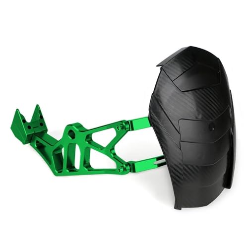 Modifiziertes Motorrad Für Kawasaki Z1000 Z1000SX Für Ninja 1000 2010–2019 Kotflügel Hinten Kotflügel Reifen Hugger Spritzschutz Rad-Spritzschutz(Green)