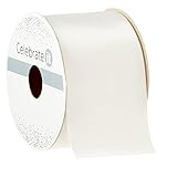 12 Pack: 2”; Satin White Ribbon by Celebrate It® 360°™