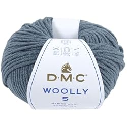 DMC - Woolly - 100% lana merino | Ovillo de 50g, Agradable para trabajar - Ideal para todo tipo de ropa