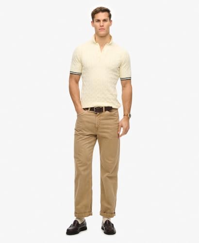 Polo Superdry Polo à manches courtes en tricot texturé EU - vue 6