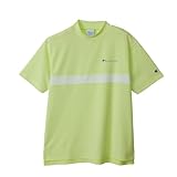 半袖Tシャツ 半袖 UVカット 速乾 スクリプトロゴ ショートスリーブモックネックシャツ ゴルフ C3-CG302-620-XL