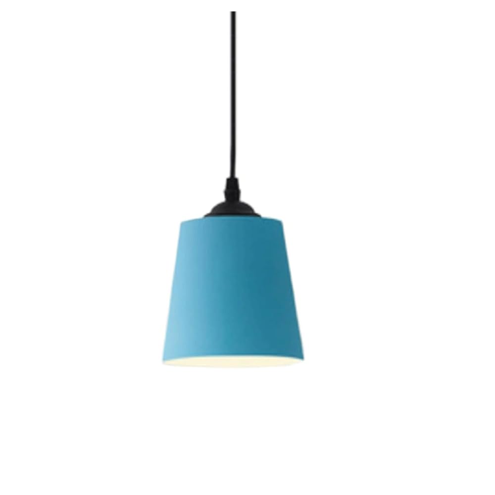 LANTANB E27 Light Source Decoration Lighting Fixtures,Nordic Creative Style Chandelier,Colored Metal Pendant Light Lampshade,Restaurant Clothing Store Fast Food Restaurant Hanging Lamp