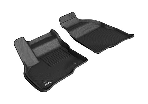 3D MAXpider 2017-2020 Chevrolet Bolt Ev Kagu 1st Row Floormat - Black (L1CH08711509)