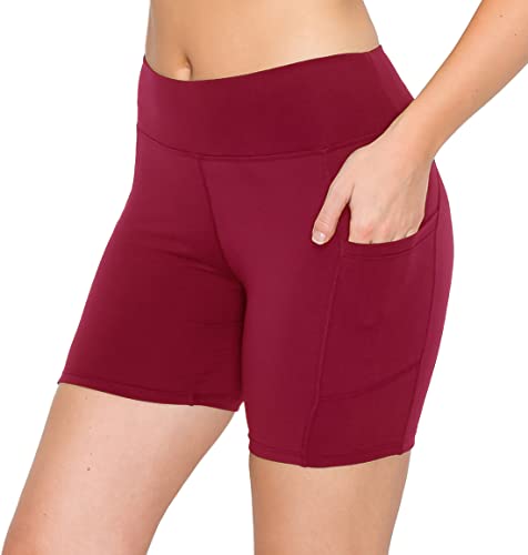 Image of ALWAYS Women's Super Soft Biker Shorts - 3 inch / 5 inch / 8 inch High Waisted Yoga Running Dance Spandex Shorts