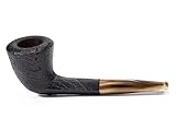 Profondità Fornello 40 mm Pipa Ropp Vintage Briar Sabbiata - 435 Billiard