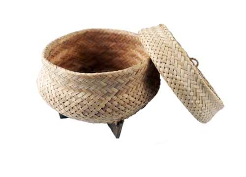 IAMSIAMZ Bamboo Steaming Basket 5.5 inch
