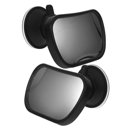 HAMPPLIES 2 Pezzi Specchietto Retrovisore per Auto Sedile Posteriore Regolabile con Ventosa Specchio Sicurezza per Ragazzo Ragazza e Riflesso Cristallino e Resistente Accessorio per
