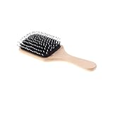 TOYZFRIENDY Paddle Hairbrush mit Wildschweinborsten Natürliche Holzbürste für Dünnes Lockiges...