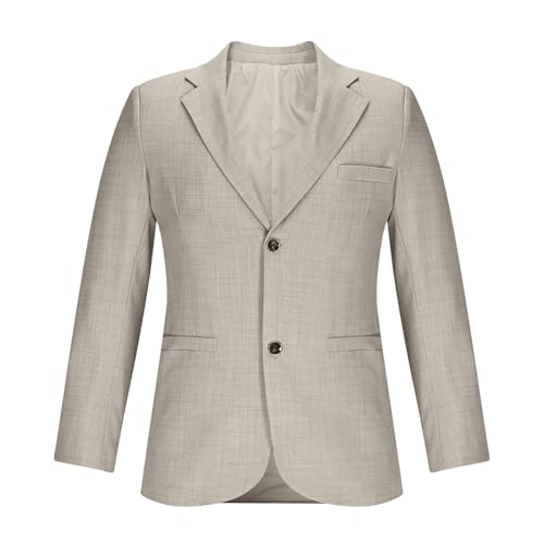 Men's Two Button Blazer Business Casual Long Sleeve Suit Jackets Slim Fit Notch Lapel Sport Coat Work Office Blazers2