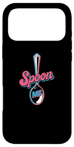 Funny Spoons ȃOtBbN t@j[Xv[ Ƃ킴Xv[ Me X}zP[X iPhone 17 Pro Max p