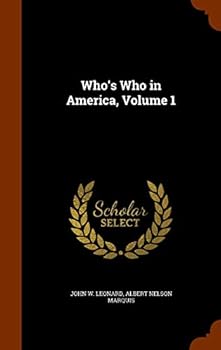 Hardcover Who's Who in America, Volume 1 Book