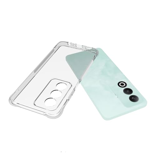 OPPO A5 5G CPH2735�P�[�X �ϏՌ� �N���A CASE �Ռ��ɋ���TPU�f�� �l���ϏՌ� �Ռ��h�~ �֗� ���p �l�C ���� �w�ʃJ�o�[ (�N���A)