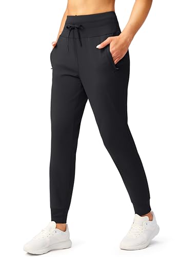 G Gradual Women's Joggers Pants with Zipper Pockets High Waisted Sweatpants Athletic Tapered Pants for Women Lounge Workout2