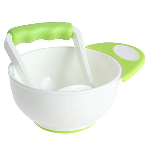 Maxbell Baby Food Cereal Grinding Bowl Grinder Processor Unbreakable (Green)