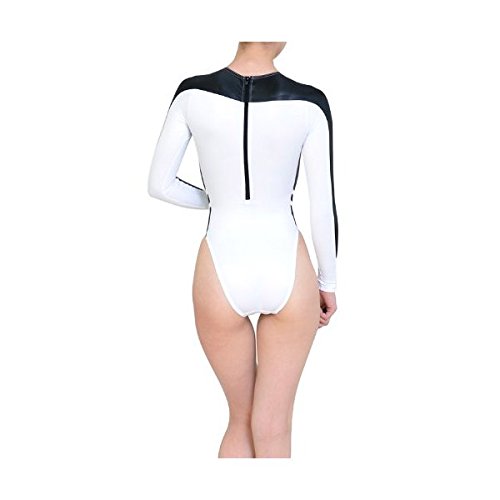 Amazon.co.jp: 【N-015-p9】ハイレグ長袖水着/ノーマルバック【P-9】/L