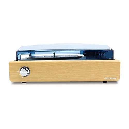 Metronic Platine Vinyle Bluetooth Vintage, Tourne Disque à 3 Vitesses 33, 45 et 78 Tours, Hout-Parleurs Intégrés, Finition Bois – 477360 - Les Beatles, Paul McCartney, John Lennon, RIngo Starr, George Harrison Metronic Platine Vinyle Bluetooth Vintage, Tourne Disque à 3 Vitesses 33, 45 et 78 Tours, Hout-Parleurs Intégrés, Finition Bois - 477360 – Image 3