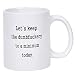 Funny Coffee Mug Let's Keep To A Minimum Today Coffee Tea Cup with Funny saythings Novelty Gift Funny Gift for Christmas Thanksgiving Festival Friends Men Women