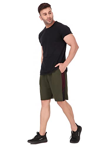 Image of by Uzarus Men's Regular Gym Running Sports Shorts