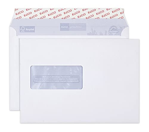 Enveloppes C5 ELCO Proclima avec fenêtre à gauche boîte de 500
