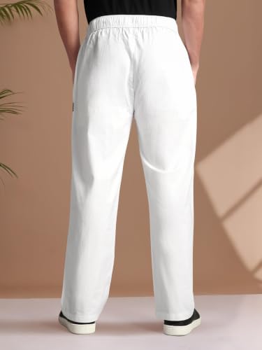 Image of Beyoung Cotton Loose Fit Pyjama For Men | Pure Cotton | Elasticated Waistband | Casual Style | Nightwear For Men | Lounge Pants