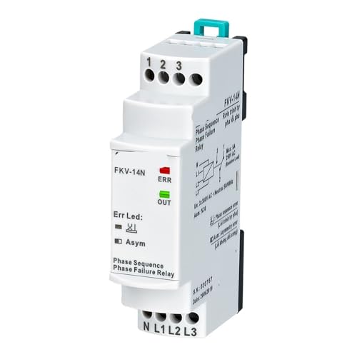 Relais triphasé neutre FKV-14N protège vos moteurs 3x380V contre les pannes