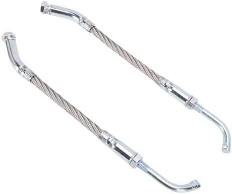 GEERYZHE 2PCS Snowmobile Ice Scratchers Kit - Universal Fit for Reverse & NonReverse Gear Models with 2-1/2in Track Height. Durable Cable Design Easy OneBolt Installation for Enhanced - 4